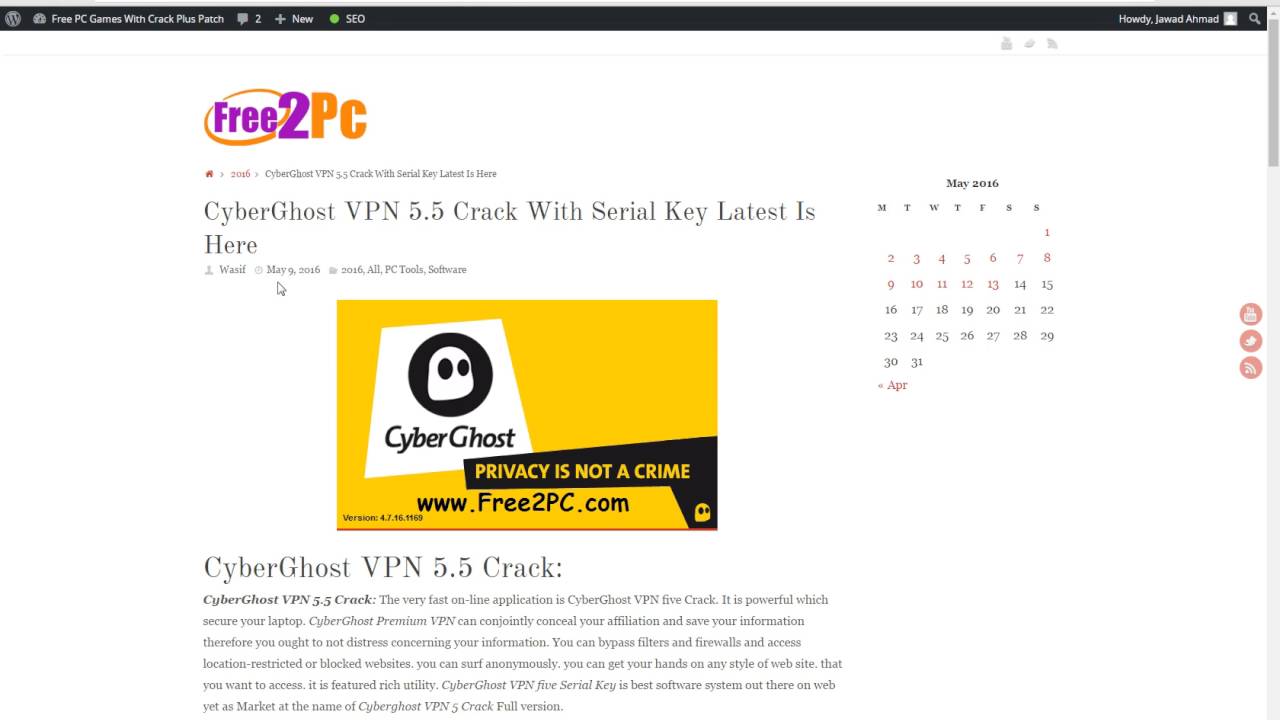 cyberghost 6 activation key
